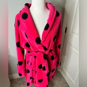 Vintage Pink Fluffy Robe